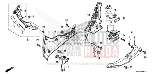UNDER COWL VFR1200XJ de 2018
